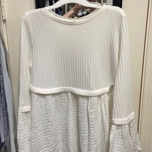 Bell sleeve tunic